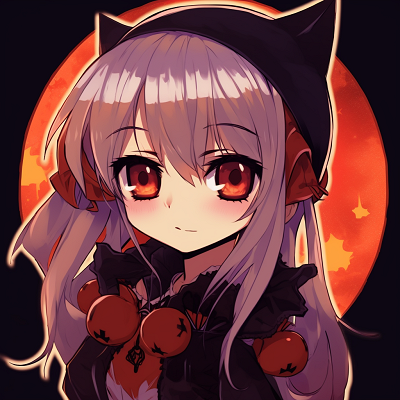 Image For Post | Chibi-style anime vampire profile, showcasing bold outlines and rich Halloween colors. adorable anime halloween pfp - [Anime Halloween PFP Collections](https://hero.page/pfp/anime-halloween-pfp-collections)