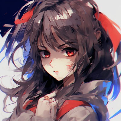 Image For Post | Profile picture of an anime girl brandishing a weapon, detailed linework and metallic tones. intriguing girl anime pfp - [Girl Anime PFP Territory](https://hero.page/pfp/girl-anime-pfp-territory)