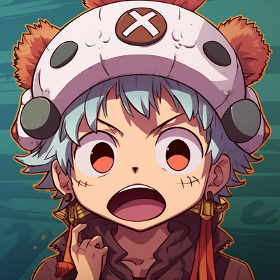 Image For Post | One Piece's character Chopper seen wearing a playful paper hat, bright colors and clean line work. funny anime pfps for chat platforms - [Funny Anime PFP Gallery](https://hero.page/pfp/funny-anime-pfp-gallery)