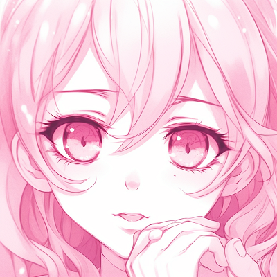 Image For Post | Anime profile picture themed with sakura blossoms, soft gradients and romantic backdrop. classic pink anime pfp styles - [Pink Anime PFP](https://hero.page/pfp/pink-anime-pfp)