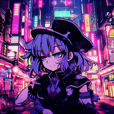 Image For Post | Cityscape during neon-lit night, detailed architecture with bright colors. unique anime aesthetic pfp selections - [Anime Aesthetic PFP World](https://hero.page/pfp/anime-aesthetic-pfp-world)