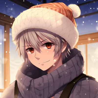 Image For Post | Naruto Uzumaki in cosy winter attire, featuring muted colors and smooth shading. anime christmas theme pfp - [christmas anime pfp](https://hero.page/pfp/christmas-anime-pfp)