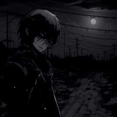 Image For Post | A desolate anime landscape in a dark color palette, featuring stark contrasts and somber undertones. dark aesthetic anime pfpHD, free download - [Dark Anime PFP](https://hero.page/pfp/dark-anime-pfp)