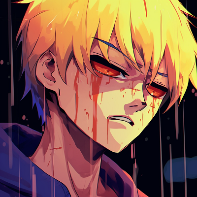 Image For Post | Naruto Uzumaki crying, detailed facial expression with vivid colors. high-quality anime sad pfps - [Anime Sad Pfp Central](https://hero.page/pfp/anime-sad-pfp-central)