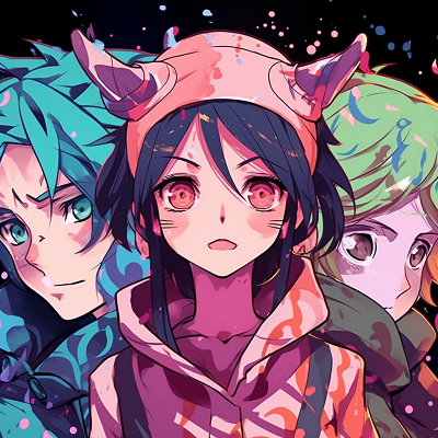Image For Post | Naruto, Sasuke, and Sakura from Naruto series, with accurate linework and vivid color palettes. anime 3 matching pfp popular choices - [Anime 3 Matching Pfp Top Picks](https://hero.page/pfp/anime-3-matching-pfp-top-picks)