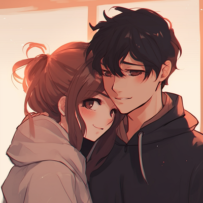 Image For Post | Close-up view of an anime couple showing detailed facial expressions, rendered in pastel tones and intricate lines. assortment of anime matching pfp couple - [Anime Matching Pfp Couple](https://hero.page/pfp/anime-matching-pfp-couple)