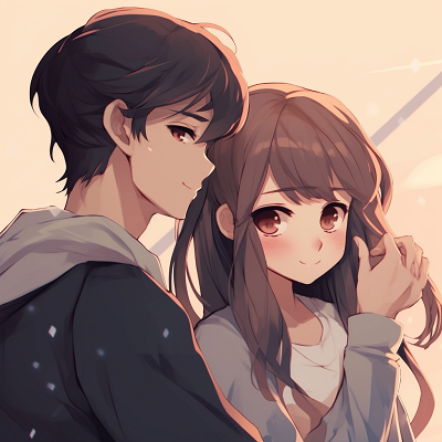 Image For Post | A romantic anime couple under sakura blooms, with a focus on the intricate detailing of the petals and contrasting colors. anime matching pfp couple: a trend - [Anime Matching Pfp Couple](https://hero.page/pfp/anime-matching-pfp-couple)