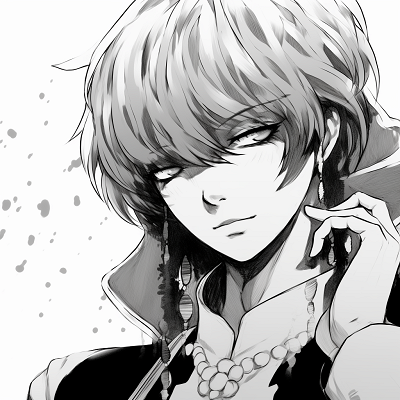 Image For Post | Gintoki's white hair stands out in a contrasting black backdrop providing an intense visual. fascinating  anime profile picture in black and white - [Anime Profile Picture Black and White](https://hero.page/pfp/anime-profile-picture-black-and-white)