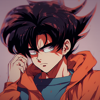 Image For Post | Close-up of Goku's eyes as he turns into Super Saiyan form, glowing blue with a tinge of yellow. 90s anime pfp ideas to create your own designs - [90s anime pfp universe](https://hero.page/pfp/90s-anime-pfp-universe)