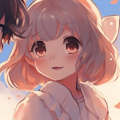 Image For Post | Two characters underneath a blooming cherry blossom tree, vibrant colors against the detailed floral pattern. everlasting matching pfp cute pfp for discord. - [matching pfp cute, aesthetic matching pfp ideas](https://hero.page/pfp/matching-pfp-cute-aesthetic-matching-pfp-ideas)