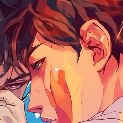 Image For Post | Close-up of two male characters, muted hues and intricate facial expressions, whispering. custom bl matching pfp pfp for discord. - [bl matching pfp, aesthetic matching pfp ideas](https://hero.page/pfp/bl-matching-pfp-aesthetic-matching-pfp-ideas)