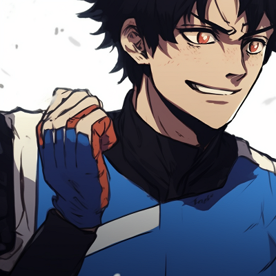 Image For Post | Two characters in football gear, intense expressions and high detail in the uniforms. blue lock matching pfp - manga themes pfp for discord. - [blue lock matching pfp, aesthetic matching pfp ideas](https://hero.page/pfp/blue-lock-matching-pfp-aesthetic-matching-pfp-ideas)