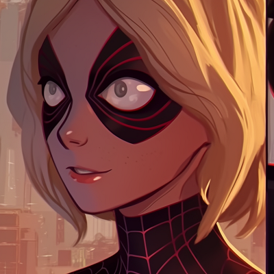 Image For Post | Miles and Gwen in matching spider suits, rich color saturation and detailed shading. artistic miles and gwen matching pfp pfp for discord. - [miles and gwen matching pfp, aesthetic matching pfp ideas](https://hero.page/pfp/miles-and-gwen-matching-pfp-aesthetic-matching-pfp-ideas)