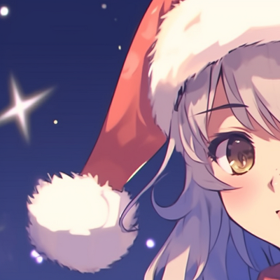 Image For Post | Two characters wearing Christmas hats with soft lines and joyous expressions. elegant matching christmas pfp pfp for discord. - [matching christmas pfp, aesthetic matching pfp ideas](https://hero.page/pfp/matching-christmas-pfp-aesthetic-matching-pfp-ideas)