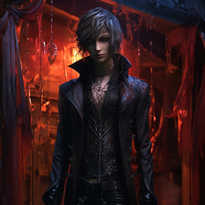 Image For Post | A vampire in loneliness amidst gothic backdrop; fine details of his pensive expression. phone art wallpaper - [Gothic Horror Manhua Wallpapers ](https://hero.page/wallpapers/gothic-horror-manhua-wallpapers-dark-manga-wallpapers-anime-horror)
