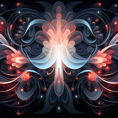 Image For Post Abstract Duplication Mirrored Forms - Wallpaper