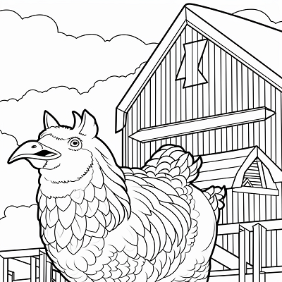 Image For Post | Features barnyard animals such as geese, donkeys, and rabbits; complex patterns and detailed outlines.printable coloring page, black and white, free download - [Coloring Pages for Girls ](https://hero.page/coloring/coloring-pages-for-girls-printable-art-cute-designs-fun-colors)