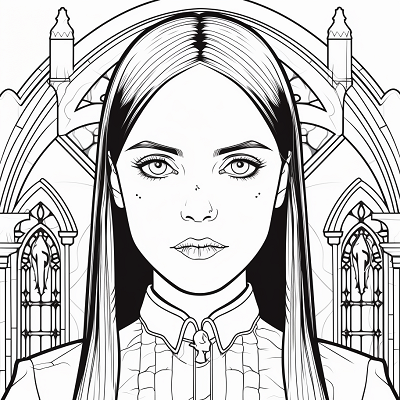 Image For Post Haunting Beauty Wednesday Addams - Wallpaper