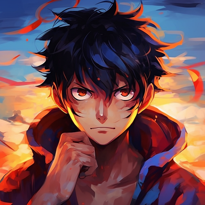 Image For Post One Piece Luffy Headshot PFP - cool anime pfp
