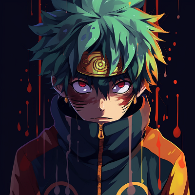 Image For Post | A concentrated close-up of Deku displaying the drip aesthetic style, highlighted by the vibrant color palette and detailed linework. aesthetic drippy anime pfp pfp for discord. - [Ultimate Drippy Anime PFP](https://hero.page/pfp/ultimate-drippy-anime-pfp)