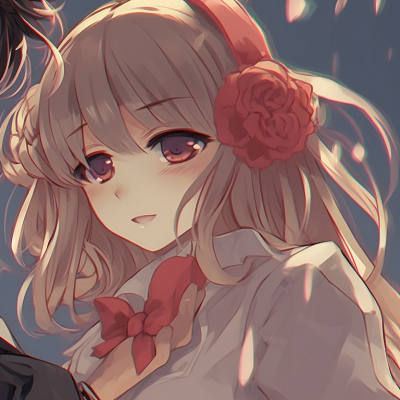 Image For Post | Two characters in an impressionistic setting, diffused light and soft colors contributing to a romantic mood. classical couple matching pfp pfp for discord. - [couple matching pfp, aesthetic matching pfp ideas](https://hero.page/pfp/couple-matching-pfp-aesthetic-matching-pfp-ideas)