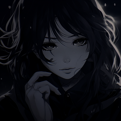 Image For Post | Features an anime girl veiled by the darkness of night; stand-out elements are her glowing eyes and stark contrast. anime pfp in darkness theme pfp for discord. - [Darkness Anime PFP Collection](https://hero.page/pfp/darkness-anime-pfp-collection)