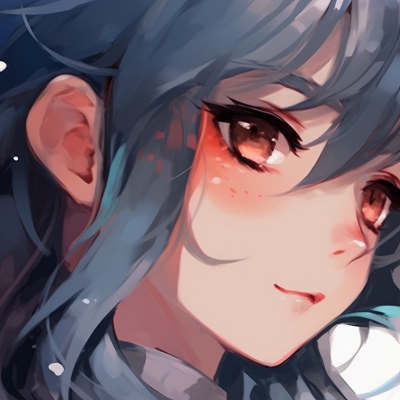 Image For Post | Two characters, kaleidoscopic colors and glossy artwork, shoulders touching. vibrant anime girl matching pfp pfp for discord. - [matching pfp anime, aesthetic matching pfp ideas](https://hero.page/pfp/matching-pfp-anime-aesthetic-matching-pfp-ideas)