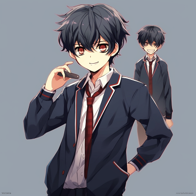 Image For Post | Intelligent anime boy with glasses, depicting detailed reflections on glasses with a smart art style. cute anime guy pfp choices pfp for discord. - [anime pfp guy](https://hero.page/pfp/anime-pfp-guy)