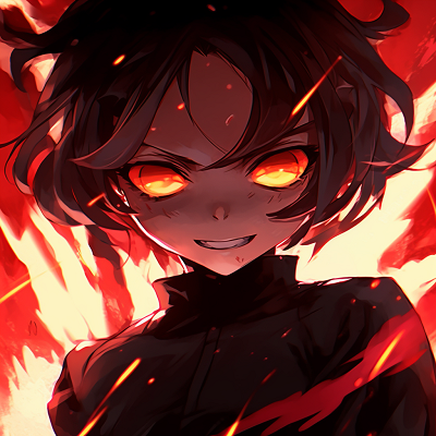 Image For Post | Girl from anime with an aura that mimics the fierceness of flame, featuring a warm color scheme. crazy anime pfp girl depiction pfp for discord. - [Crazy Anime PFP](https://hero.page/pfp/crazy-anime-pfp)