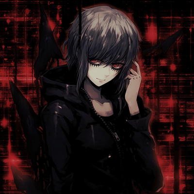 Image For Post | Monochromatic portrayal of Kaneki set against a grunge background, emphasizing the intricate details of the character and the grunge aspect. ultimate grunge anime aesthetic wallpapers - [Superior Anime Grunge Pfp](https://hero.page/pfp/superior-anime-grunge-pfp)