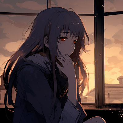 Image For Post | A portrait of an anime girl in gloomy surroundings, starkly realistic art style highlighting the desolation. depressed anime girl pfp wallpaper pfp for discord. - [depressed anime girl pfp](https://hero.page/pfp/depressed-anime-girl-pfp)