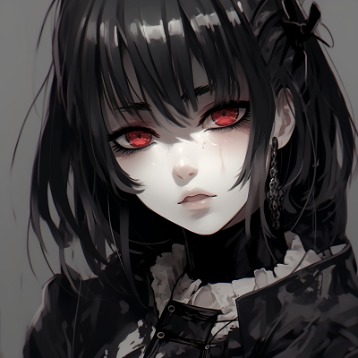 Image For Post | Profile view of a Goth Anime Girl, fine detailing on her goth accessories and intense expressions. stylish goth anime girl pfp pfp for discord. - [Goth Anime Girl PFP](https://hero.page/pfp/goth-anime-girl-pfp)