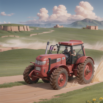 Image For Post Anime, celebrating, holodeck, drought, tractor, gladiator, HD, 4K, AI Generated Art