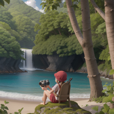 Image For Post Anime, chef, forest, ocean, camera, beach, HD, 4K, AI Generated Art