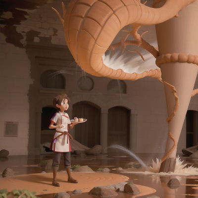 Image For Post Anime, drought, phoenix, chef, tornado, museum, HD, 4K, AI Generated Art