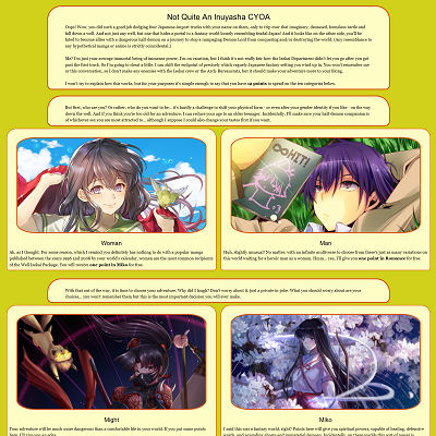 Image For Post Not Quite An Inuyasha CYOA