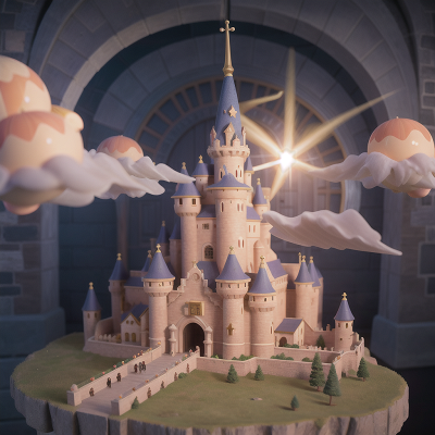 Image For Post Anime, wizard's hat, market, flying, medieval castle, astronaut, HD, 4K, AI Generated Art