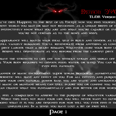 Image For Post Demon CYOA (TL;DR ver) by LordValmar