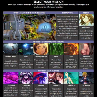 Image For Post Select Your Mission cyoa