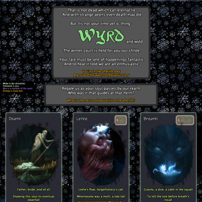 Image For Post Wyrd and Wyld CYOA v1.1 from /tg/