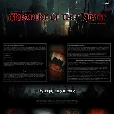 Image For Post Creature of the Night v1.0 CYOA by Sylen