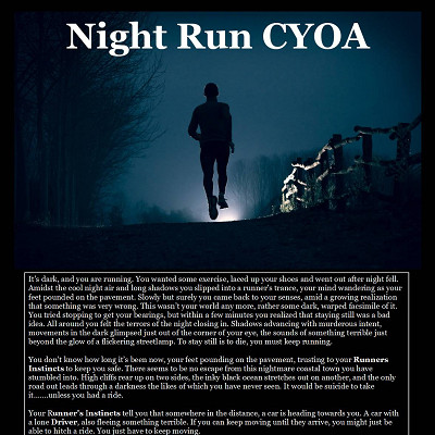 Image For Post Night Run CYOA by ScottishAnon