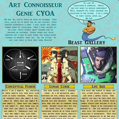 Image For Post Art Connoisseur Genie CYOA Beast Gallery