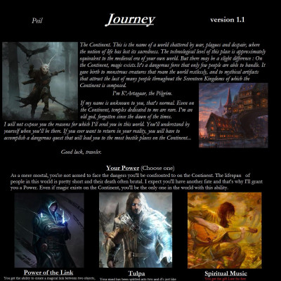 Image For Post Journey CYOA by Peil