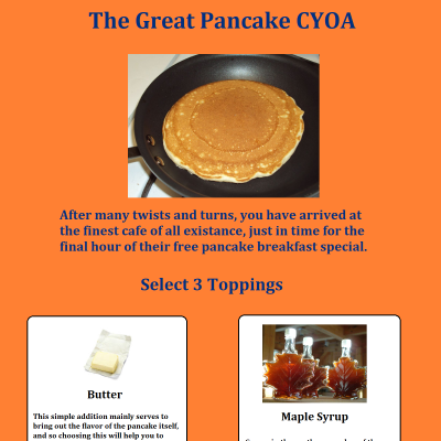 Image For Post The Great Pancake CYOA from /tg/