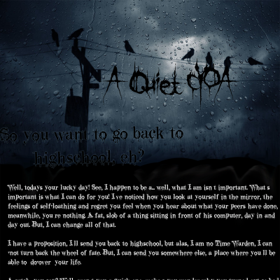 Image For Post A Quiet CYOA by 11zaq