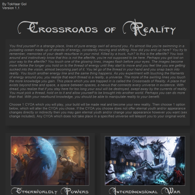 Image For Post Crossroads of Reality