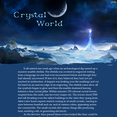 Image For Post Crystal World CYOA by strifejohnson