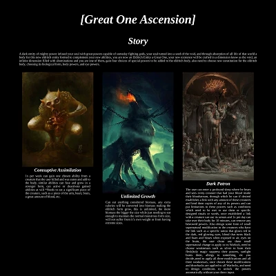 Image For Post Great One Ascension V3 CYOA by spiritmonkeyapple