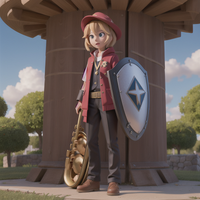 Image For Post Anime, park, shield, saxophone, failure, wizard, HD, 4K, AI Generated Art